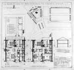 Ontwerp voor 52 Duplexwoningen Petristraat e.o. in Utrecht 1949
<br/>
Ed. Schulte, 1949-04-02
